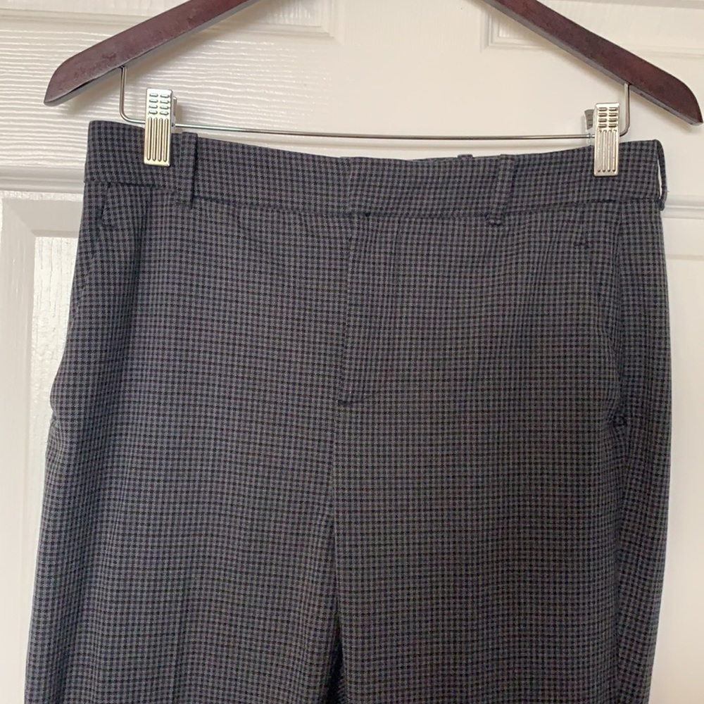 ZARA | Houndstooth Straight Leg Pants Sz US 8 - Picture 2 of 6